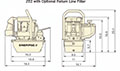 Dimensional Drawing - ZE2-Series Electric Pump